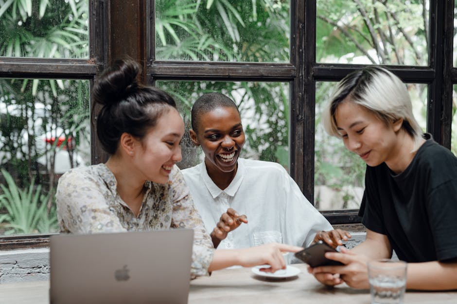 happy friends at café - menopause mental health support happy friends at café - menopause mental health support